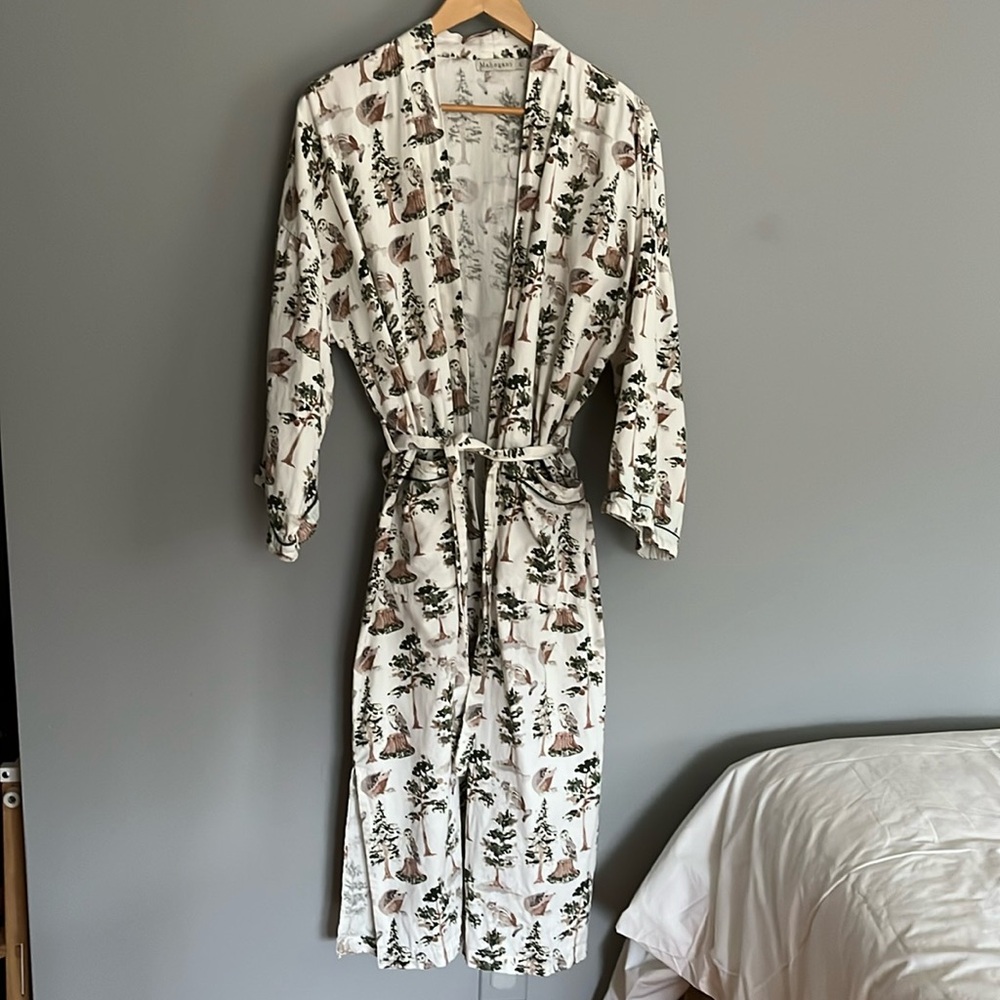 Cotton flannel robe